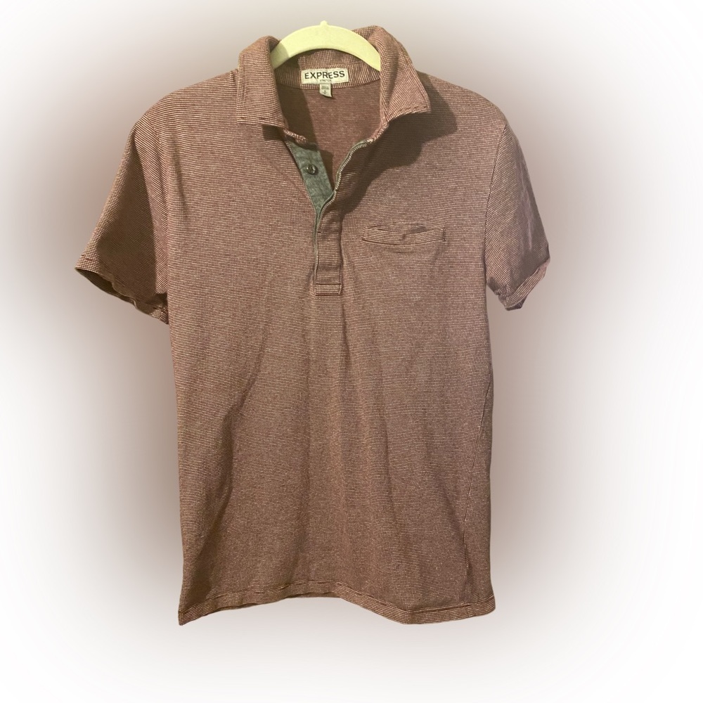 Men’s express polo maroon shirt